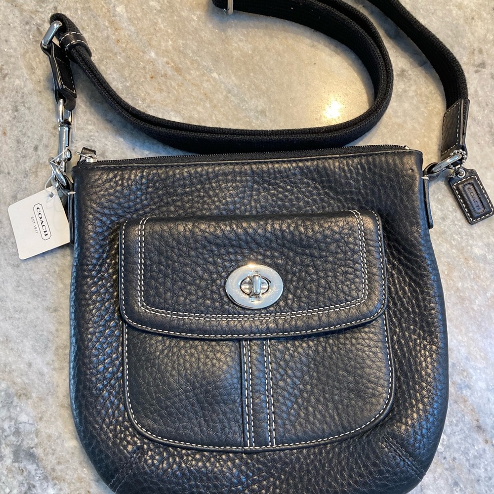 Vintage Y2K Black Coach crossbody bag- new with tags!